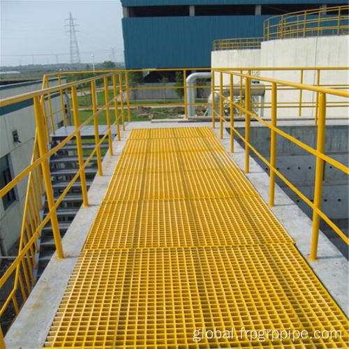 FRP/GRP Grating GRP FRP Fiberglass Reinforced Plastic Gratings Factory